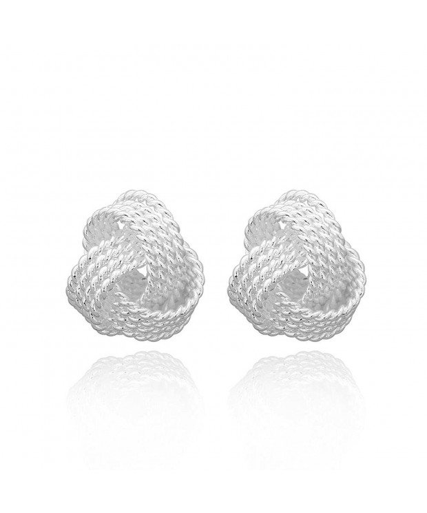 Happy Gogou Silver Twisted Earrings