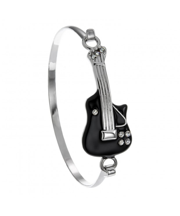 PammyJ Silvertone Enamel Electric Bracelet