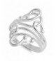 Fashion Abstract Sterling Silver RNG14974 6