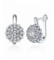 Plated Flower Zirconia Earrings DreamSter