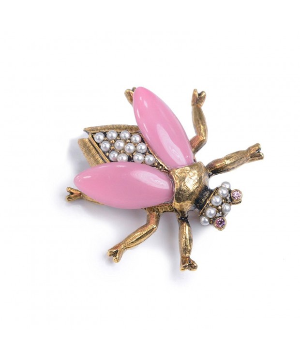 Vintage Insect Brooch Happy Pastel