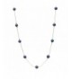 Station Illusion Sterling Silver Necklace