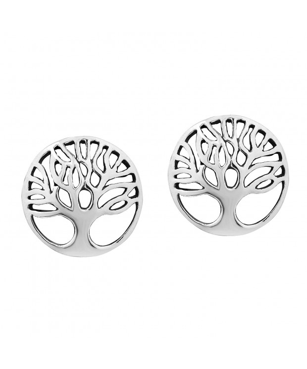 Artistic Tree Sterling Silver Earrings