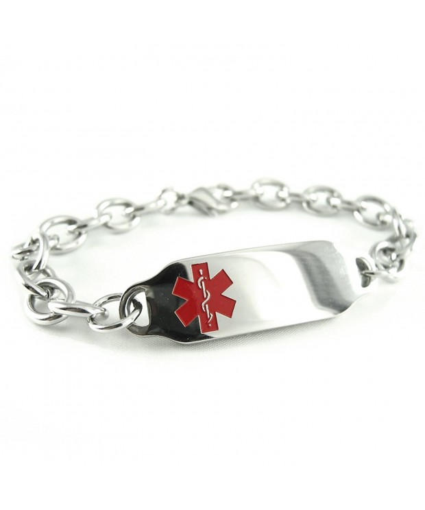 MyIDDr Pre Engraved Customized Pacemaker Bracelet