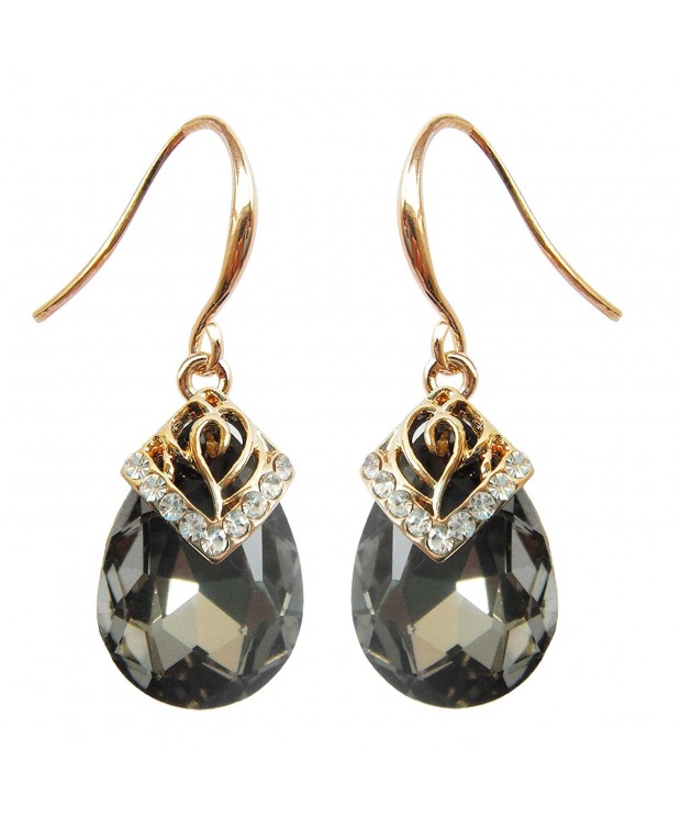 Navachi Plated Crystal Zircon Earrings