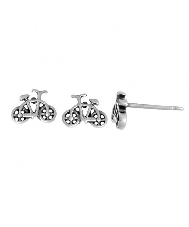 Boma Sterling Silver Bicycle Earrings