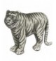 PinMarts Antique Silver Tiger Animal