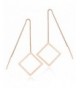 Geometric Threader Earrings Stainless Fashion
