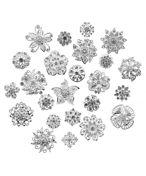 Crystal Flower Bridal Brooch Brooches