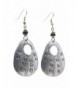 Maisha Hammered Antiqued Teardrop Earring