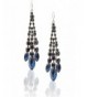 Zoe Ella Rhinestone Chandelier Earrings