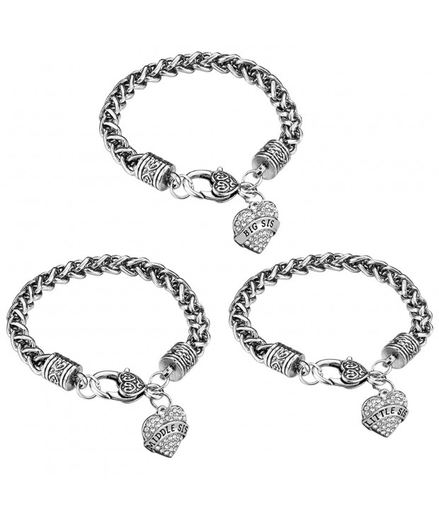 Sister Gift Charm Bracelet Set