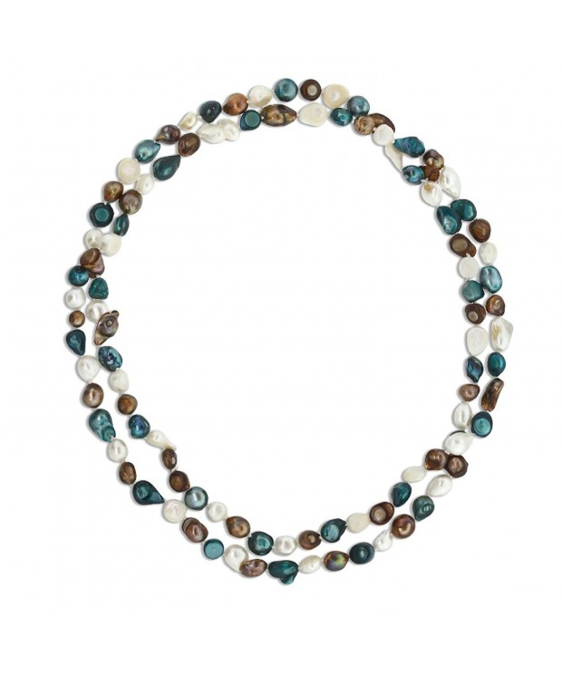 Inches Multi Color Cultured Freshwater Necklace