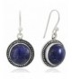 Sterling Silver Natural Gemstone Earrings