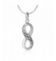 Sterling Infinity Endless Pendant Necklace