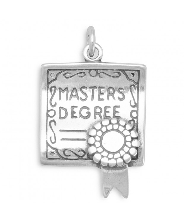 Masters Degree Graduation Sterling Silver