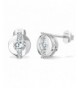 Sterling Silver Earrings Zirconia Jewelry