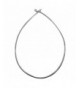 Sterling Silver Weighted Flexible Necklace