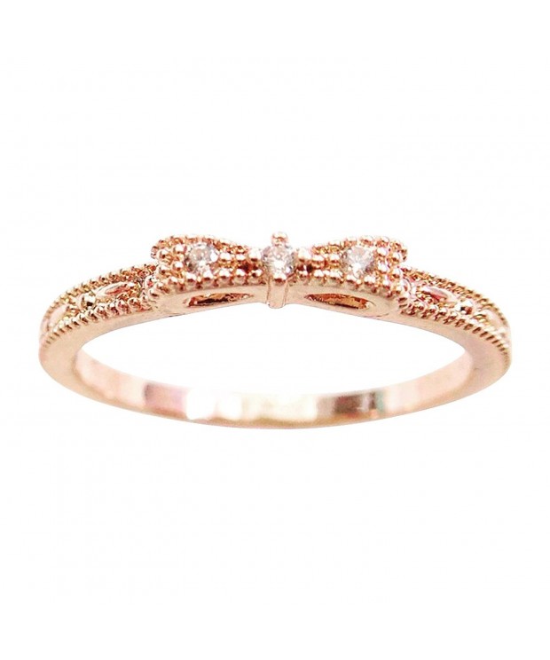 Dainty Delicate Zirconia Crystal Stackable