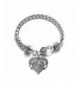 Broncos Bracelet Silver Lobster Crystal