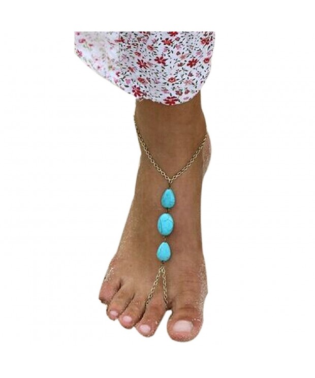 Sandistore Barefoot Jewelry Turquoise Stretch