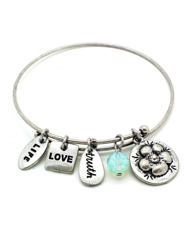 KIS Jewelry Symbology Daughter Bangle Bracelet