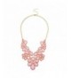 Lux Accessories Floral Statement necklace