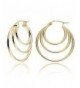 Flashed Sterling Round Tube Polished Earrings