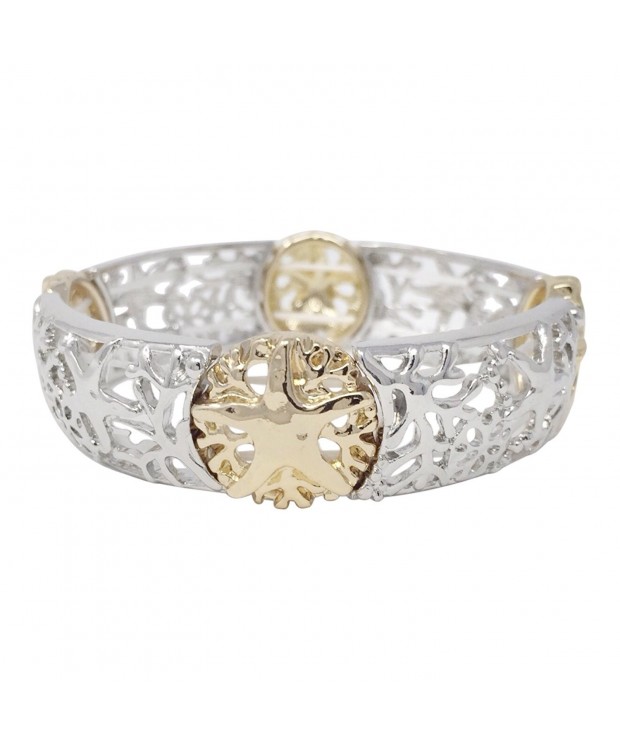 Sealife Filigree Stretch Bracelet Starfish