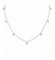 Rhodium Sterling Silver Necklace Extender