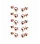 Plated Round Earring studs Pairs