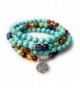 Turquoise Buddhist Gemstone Necklace Bracelet