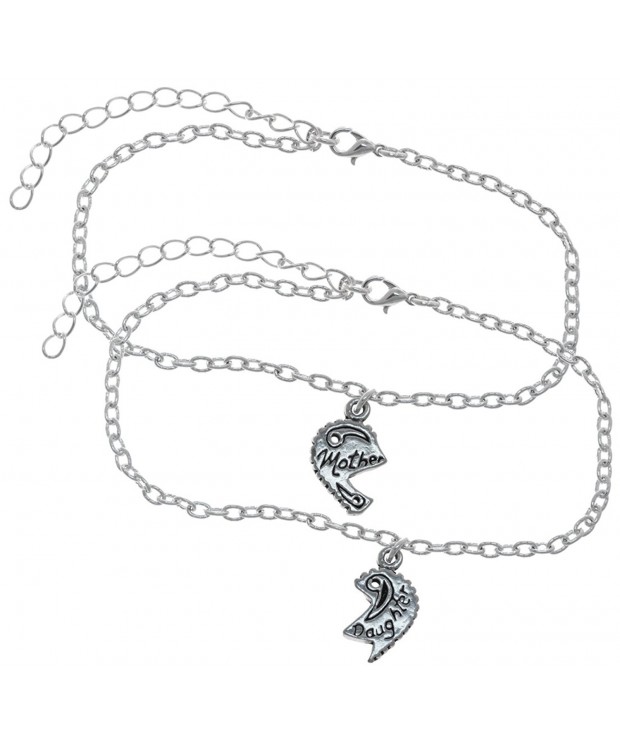 Mother Daughter Ankle Bracelet Anklets Silver