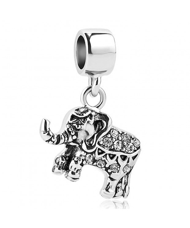 LilyJewelry Elephant Dangle European Bracelets