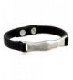 Organic Leather Identification Bracelet 8 25