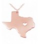 Joyplancraft Texas State Necklace Shaped