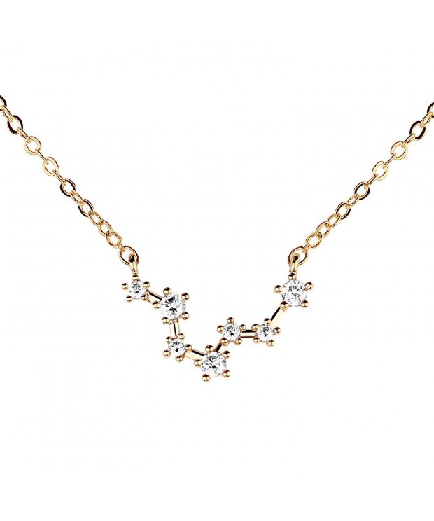 Crystal Necklace Constellation Birthday Sorority