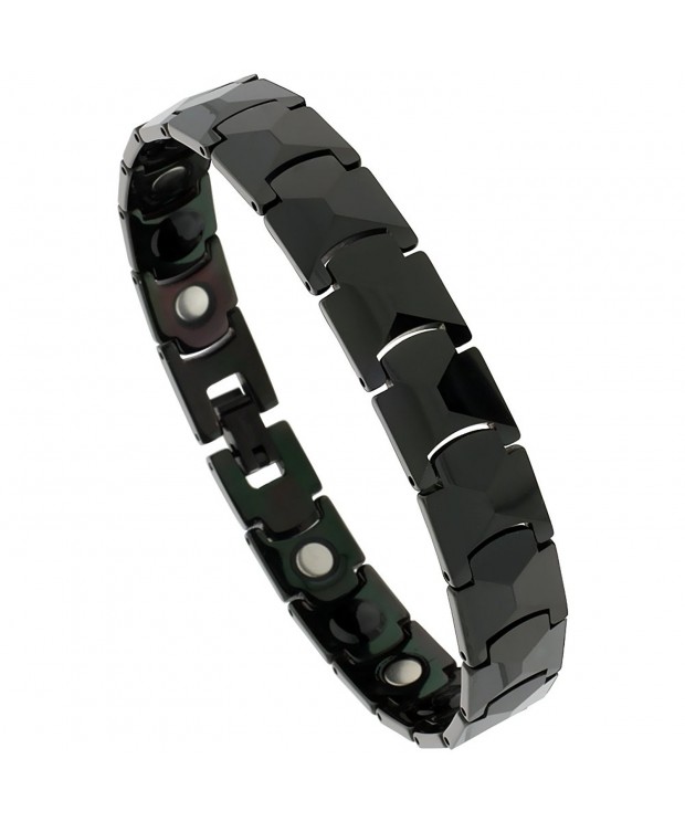Tungsten Bracelet Magnetic Therapy Faceted