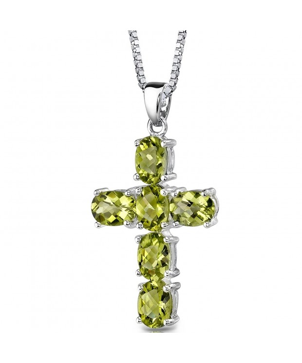 Radiant Glory Sterling Rhodium Peridot