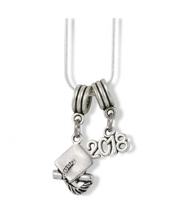 Graduation Charm Snake Chain Necklace