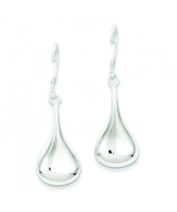 Shop4Silver QE3936 Sterling Teardrop Earrings