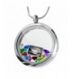 Floating Locket surfbus Crystals Neonblond