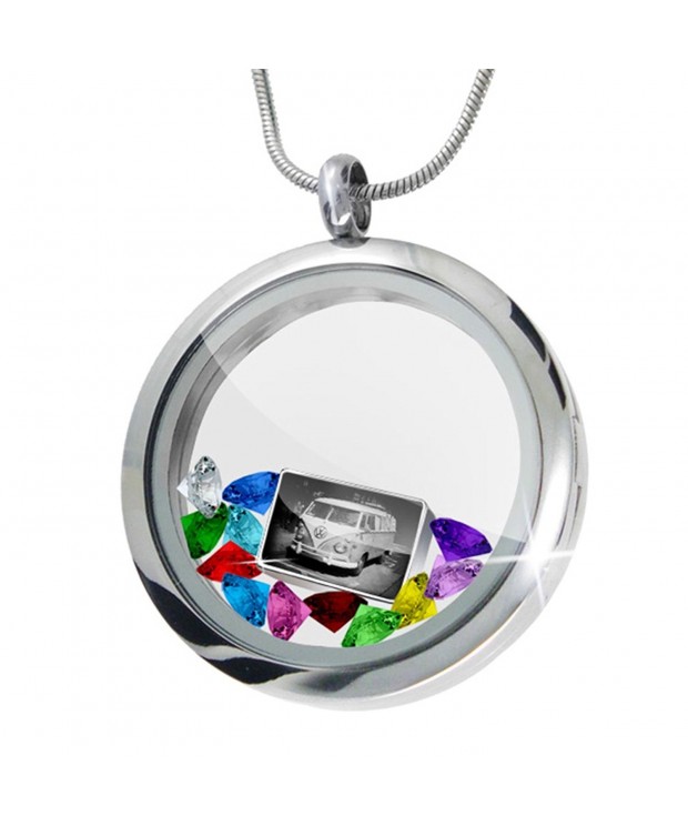 Floating Locket surfbus Crystals Neonblond