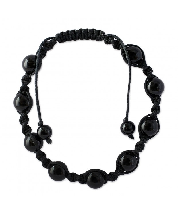 NOVICA Shamballa Bracelet Adjustable Protection