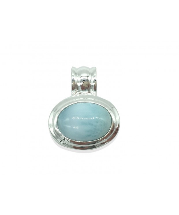 Larimar Gemstones Sterling Silver Pendant