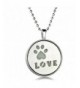 Silver Love Paws Necklace Luvalti