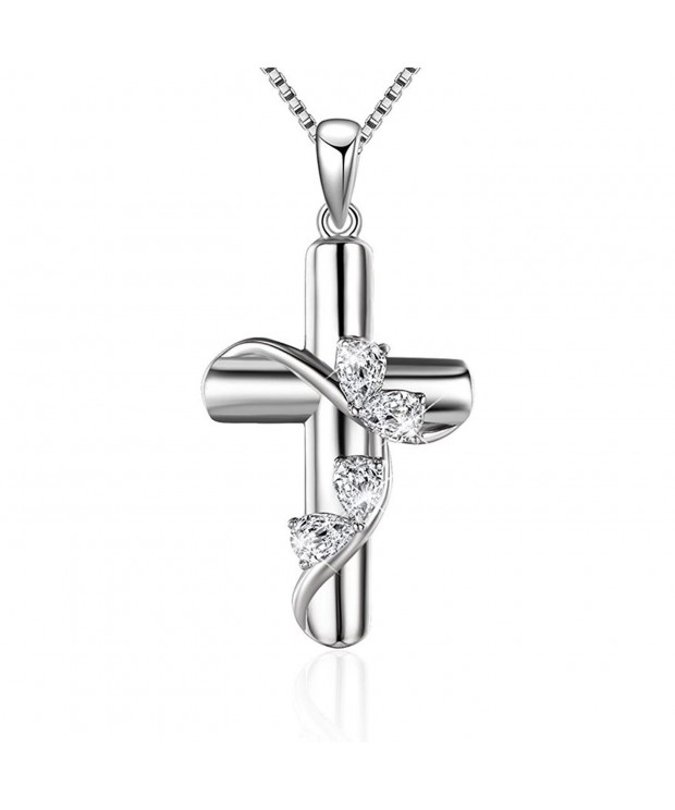 BGTY Sterling Zirconia Pendant Necklace