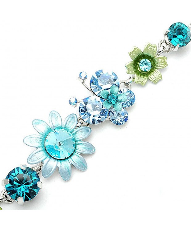 Glamorousky Butterfly Bracelet Austrian Crystals