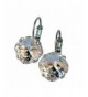 HisJewelsCreations Cushion Square Silvertone Earrings