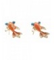 Goldfish Earrings Orange Fashion Jewelry